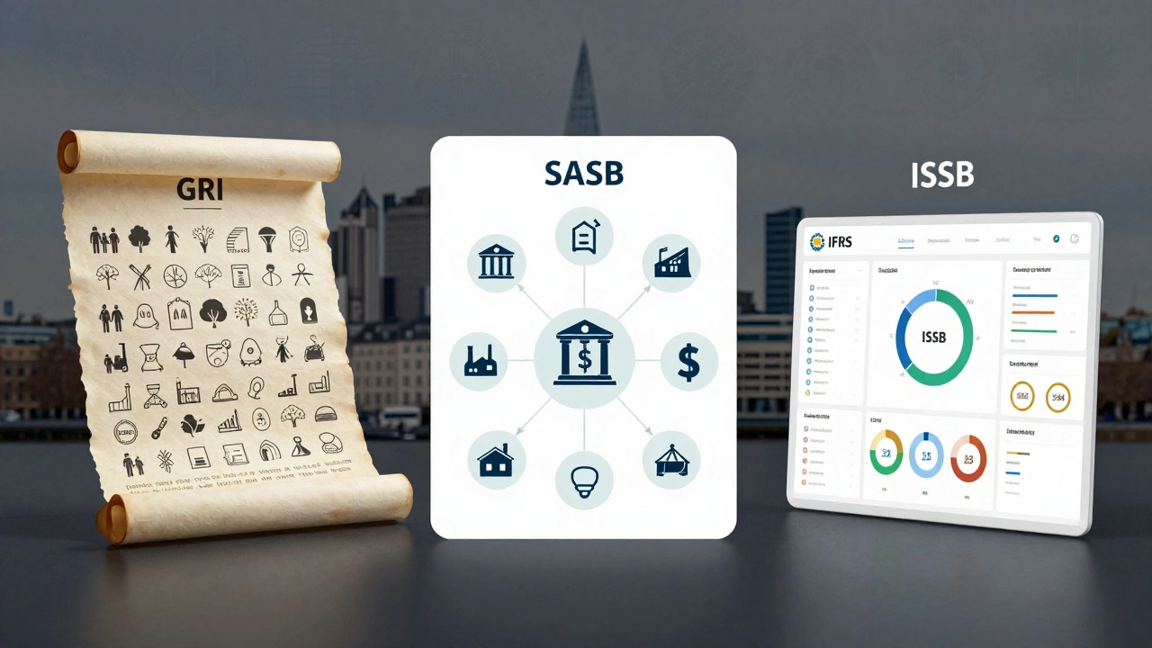 ESG Reporting Frameworks in the UK: GRI, SASB, and ISSB Compared