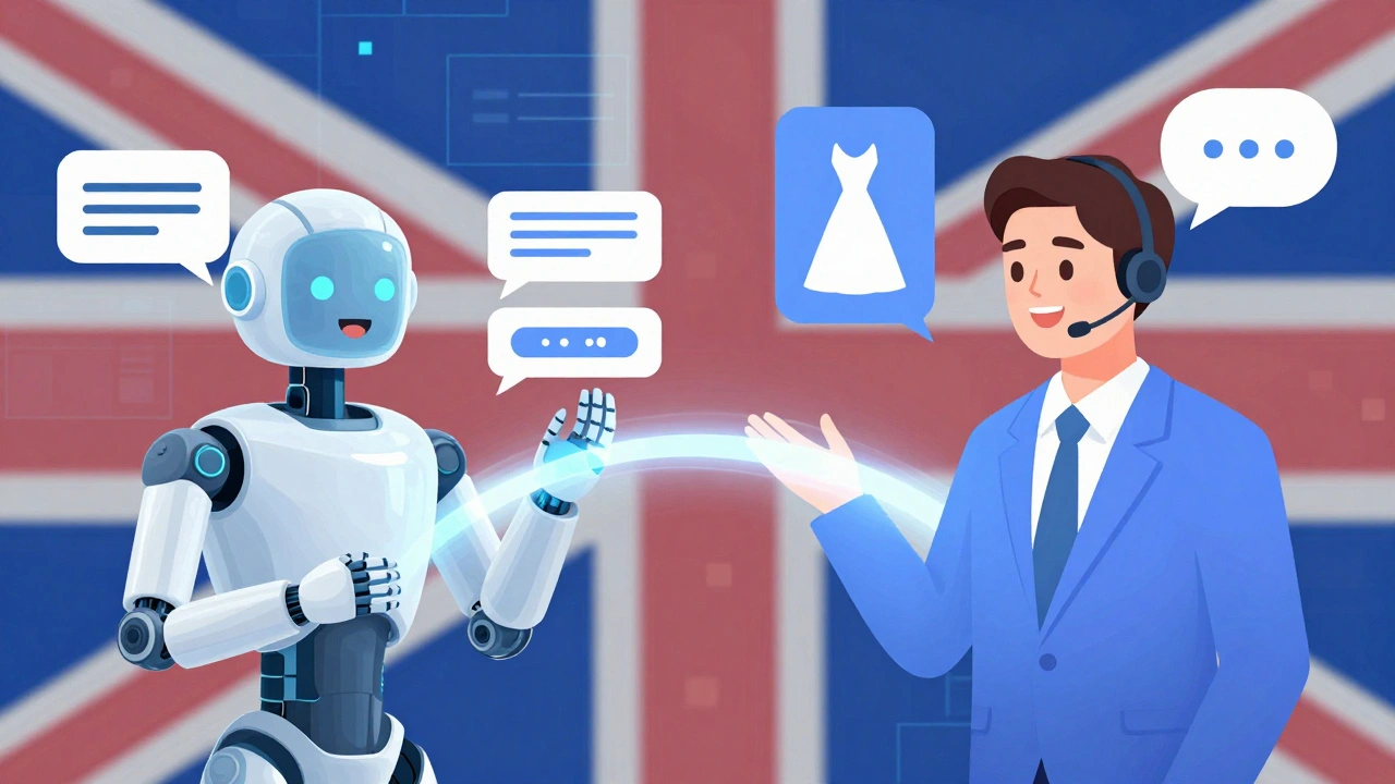 Chatbot and human agent collaborating on support