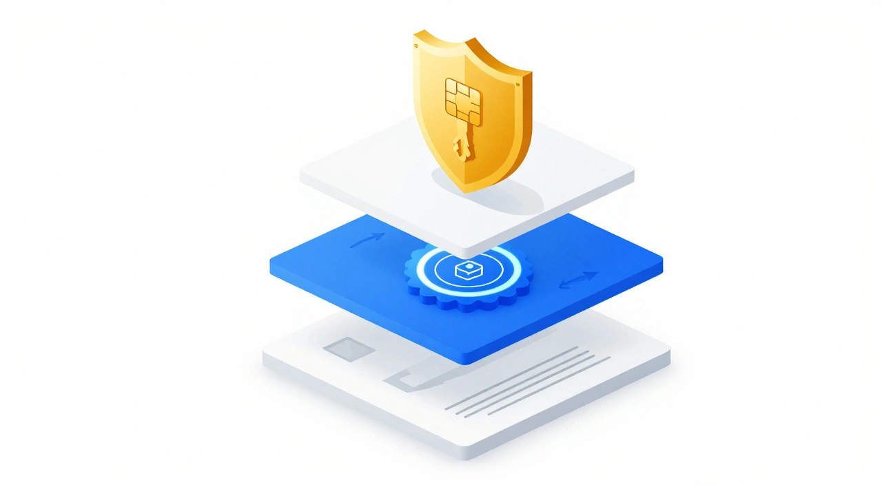 Diagram showing three levels of e-signatures: simple, advanced, and qualified