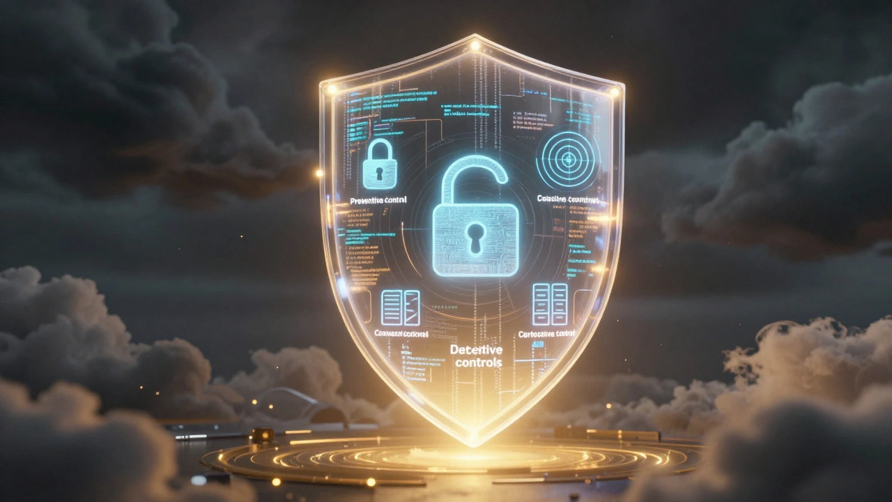 Digital shield protecting business processes from external threats via automated controls.